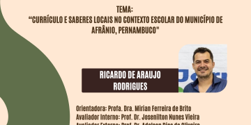 Banca de Defesa – Ricardo de Araújo Rodrigues