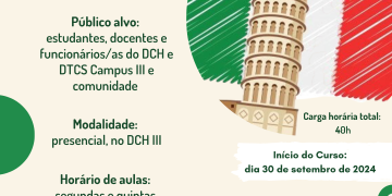 Curso de Língua e Cultura Italianas (nível básico) 2024.2