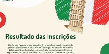 Resultado das inscrições para o Curso de Língua e Cultura Italianas (Nível Básico) 2024.2